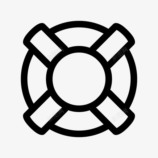 救生圈404帮助图标svg_新图网 https://ixintu.com 24px网格1px线图标 404 sos 安全 帮助 救援 救生圈