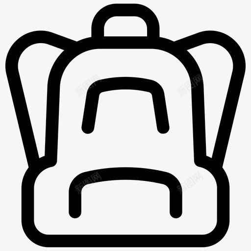背包学校教育线第二卷图标svg_新图网 https://ixintu.com 学校 教育线第二卷 背包