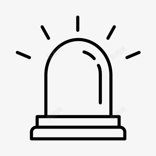 警报违规紧急情况图标svg_新图网 https://ixintu.com 保安 抢劫 紧急情况 警报 警笛 违规