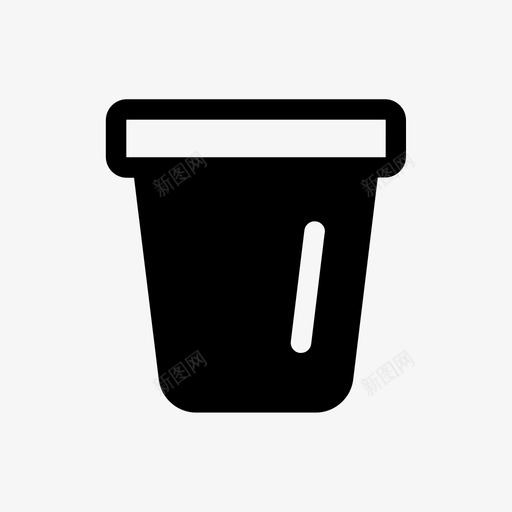 美味黑杯图标svg_新图网 https://ixintu.com 美味 黑杯
