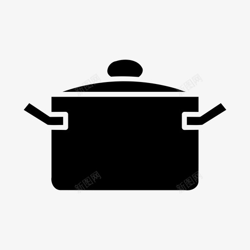 锅煮食物图标svg_新图网 https://ixintu.com 厨房 煮 锅 食物
