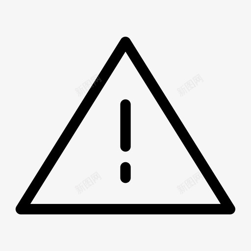 三角警示牌界面界面图标svg_新图网 https://ixintu.com 三角警示牌 界面 界面图标
