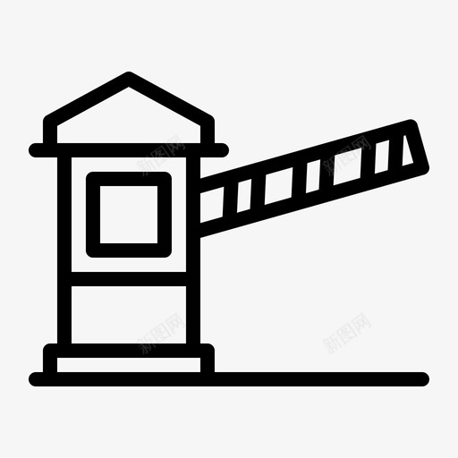 收费亭路障维护图标svg_新图网 https://ixintu.com 收费亭 税务 管理 维护 网店 路障