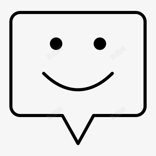 信息聊天连接图标svg_新图网 https://ixintu.com 信息 在线聊天 社交网络 网络对话 聊天 连接