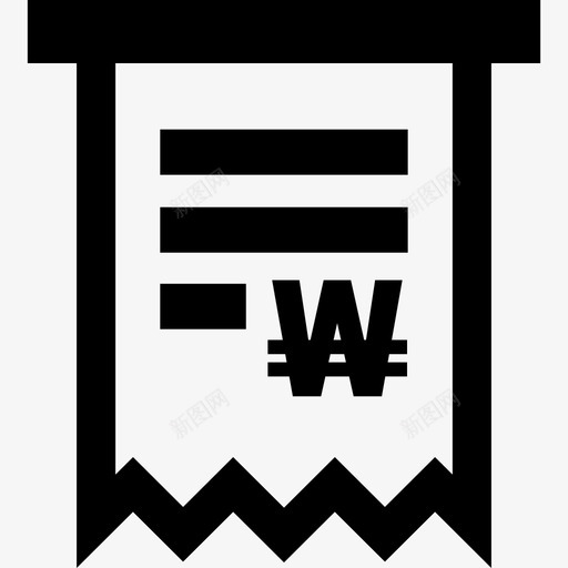 中奖券账单发票图标svg_新图网 https://ixintu.com 中奖券 发票 机票 账单