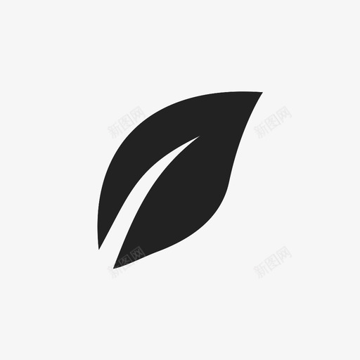 叶子树叶植物图标svg_新图网 https://ixintu.com 叶子 树 树叶 植物