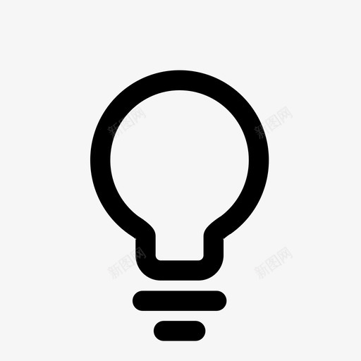 家电_灯具关闭svg_新图网 https://ixintu.com 家电_灯具关闭
