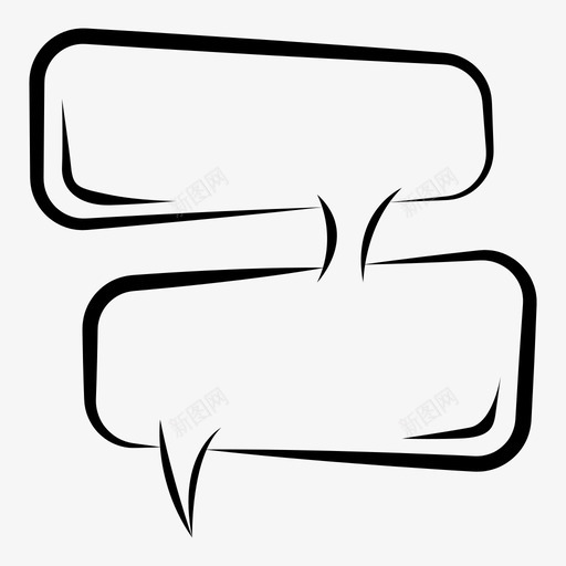 留言谈话演讲泡泡图标svg_新图网 https://ixintu.com 演讲泡泡 留言 谈话