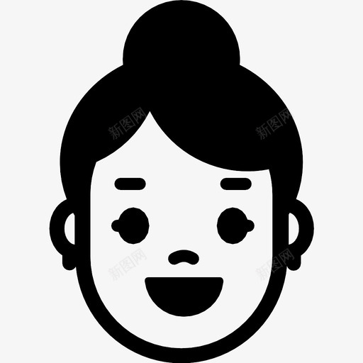 女人兴奋化身脸图标svg_新图网 https://ixintu.com 办公室 化身 女人兴奋 脸 面部表情和情绪