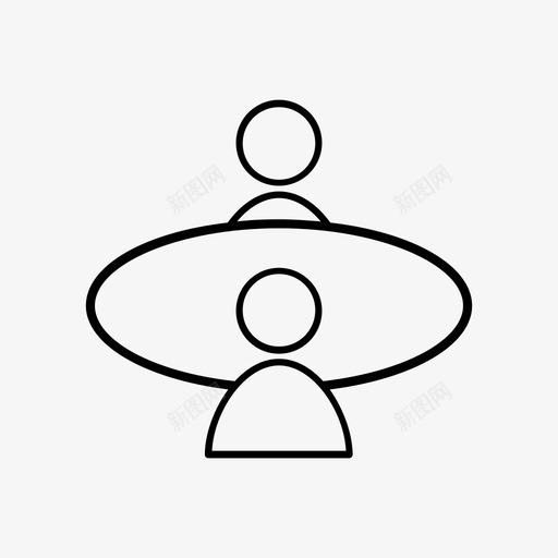 办公室职员人员会议图标svg_新图网 https://ixintu.com 人员 会议 办公室会议 办公室职员