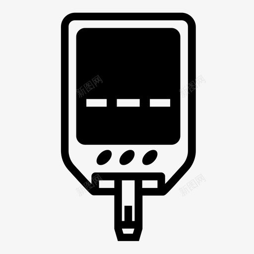 血糖仪血液糖尿病图标svg_新图网 https://ixintu.com 医学 测试 糖 糖尿病 血液 血糖仪
