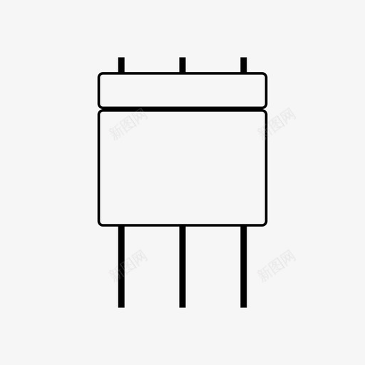 标牌定向室外图标svg_新图网 https://ixintu.com 定向 室外 标牌