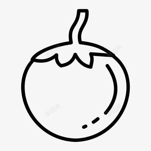 番茄配料沙拉图标svg_新图网 https://ixintu.com 沙拉 番茄 维生素 蔬菜 配料
