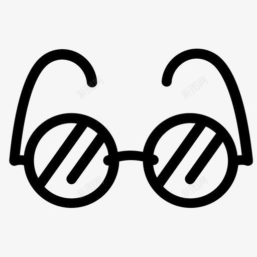 眼镜盲人眼睛图标svg_新图网 https://ixintu.com 墨镜 盲人 眼睛 眼镜 视力