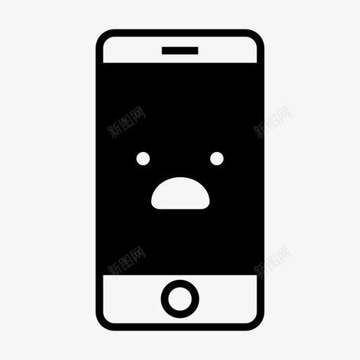 担心的智能手机通话表情符号图标svg_新图网 https://ixintu.com iphone 什么 手机 担心的智能手机 表情符号 通话
