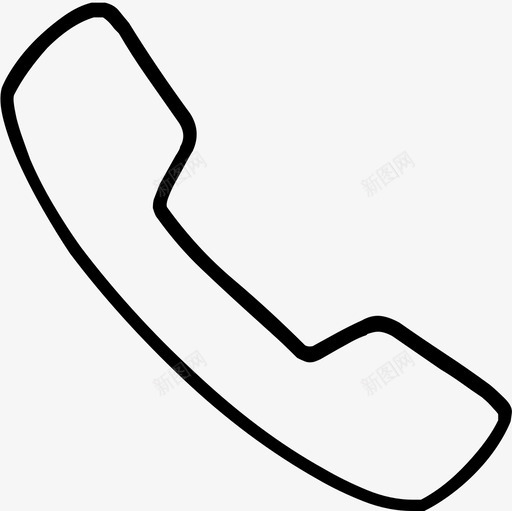 phone3-电话svg_新图网 https://ixintu.com phone3-电话