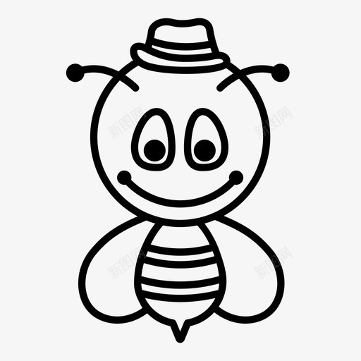 蜜蜂养蜂卡通图标svg_新图网 https://ixintu.com 养蜂 卡通 婴儿 玩具 蜜蜂