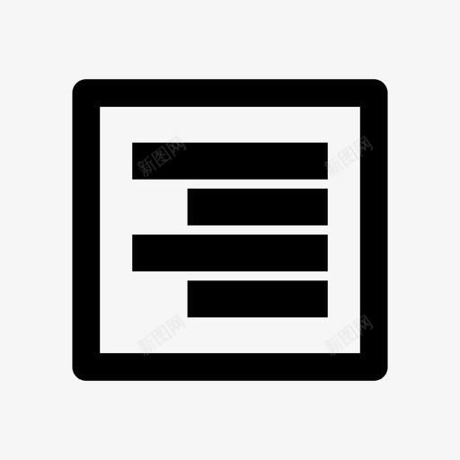 右对齐图标svg_新图网 https://ixintu.com 右对齐