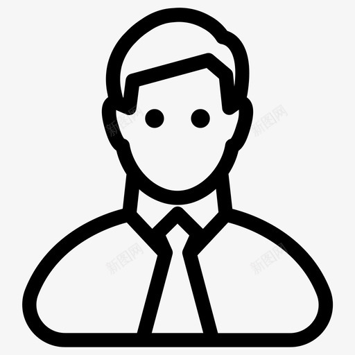 业务员营销员人员图标svg_新图网 https://ixintu.com 业务员 人员 营销员