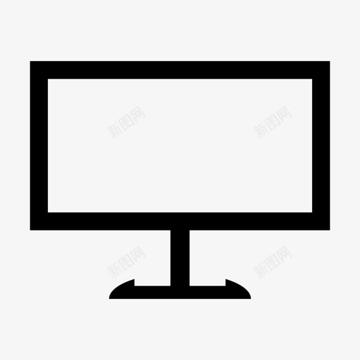 电视电子液晶图标svg_新图网 https://ixintu.com 液晶 液晶电视 电子 电视