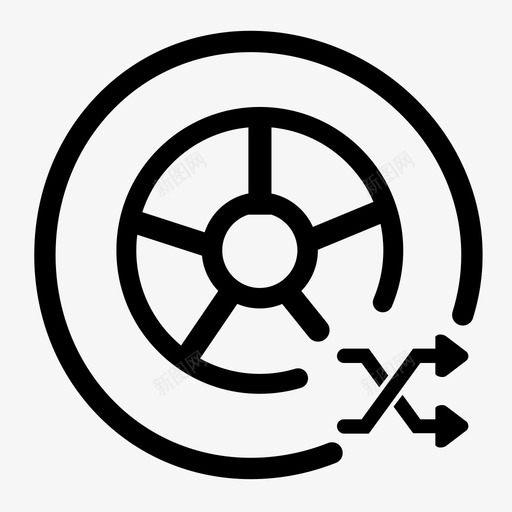 轮胎换位svg_新图网 https://ixintu.com 轮胎换位