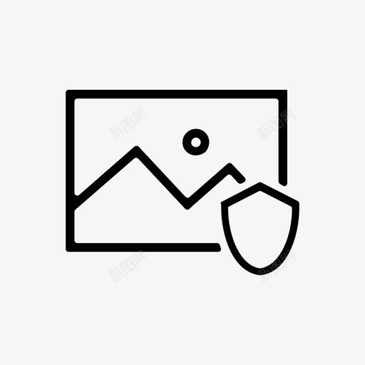 保护图像接口接口a图标svg_新图网 https://ixintu.com 保护图像 接口 接口a