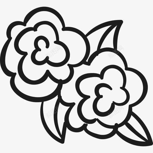 园林花卉自然园艺图标svg_新图网 https://ixintu.com 园林花卉 园艺 自然