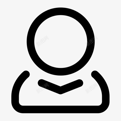 导航_我的_iconsvg_新图网 https://ixintu.com 导航_我的_icon