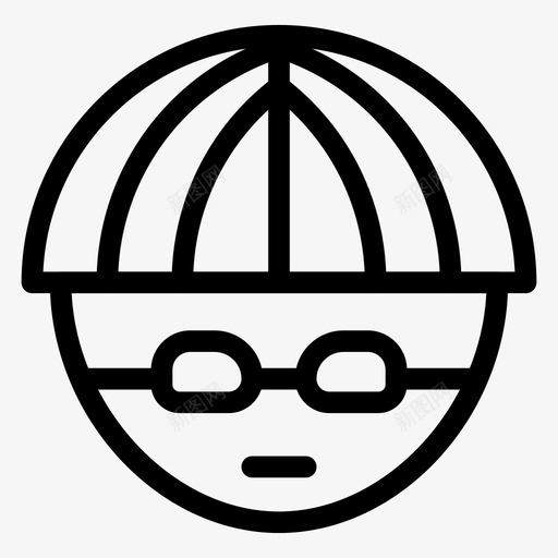 游泳运动员阿凡达跳水图标svg_新图网 https://ixintu.com 体育健身线 奥运会 游泳池 游泳运动员 男子 跳水 阿凡达