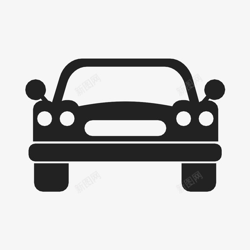 汽车复古汽车轿车图标svg_新图网 https://ixintu.com 交通工具 复古汽车 汽车 轿车