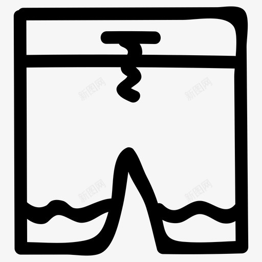 采购产品衣服时尚牛仔裤图标svg_新图网 https://ixintu.com 时尚 牛仔裤 男人 衣服 裤子 运动健身手绘 采购产品衣服