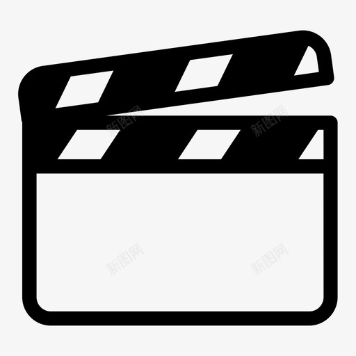 隔板录像带图标svg_新图网 https://ixintu.com 录像带 隔板