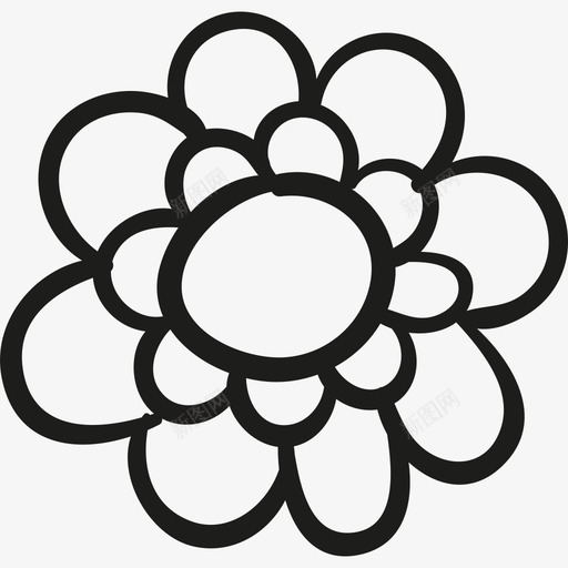 花园花瓣自然园艺图标svg_新图网 https://ixintu.com 园艺 自然 花园花瓣