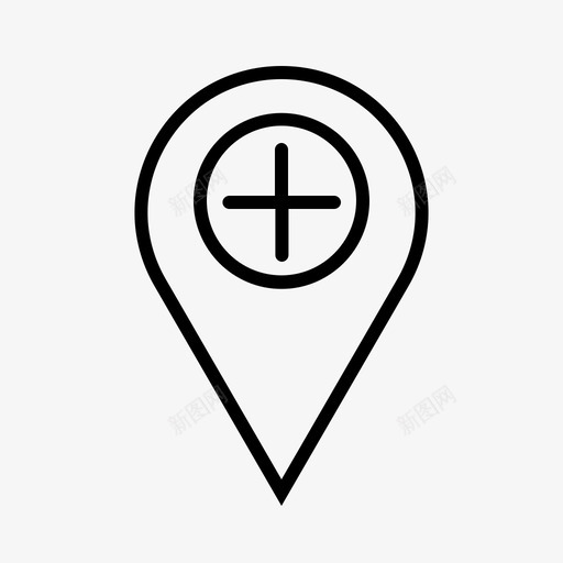 医院地址gps医院位置图标svg_新图网 https://ixintu.com gps 医疗保健1 医院位置 医院地址 地图pin