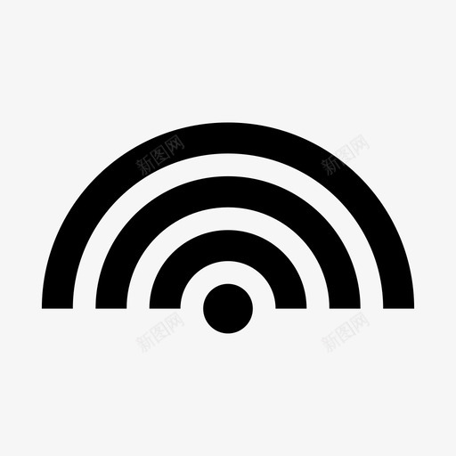网络全信号高信号图标svg_新图网 https://ixintu.com wifi 全信号 网络 高信号
