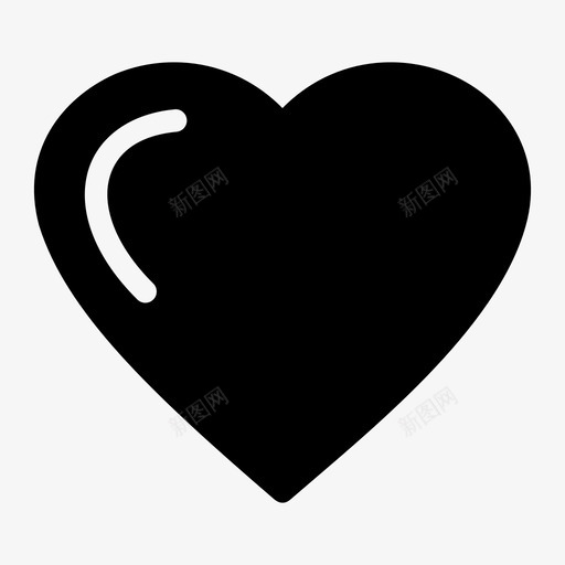 心心形像图标svg_新图网 https://ixintu.com 像 心 心形 爱