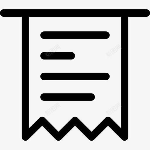 收据账单明细图标svg_新图网 https://ixintu.com 收据 明细 机票 经济舱 账单 通行证