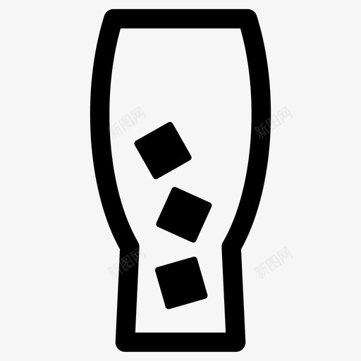 一杯苏打水凉的饮料图标svg_新图网 https://ixintu.com 一杯苏打水 凉的 软的 饮料