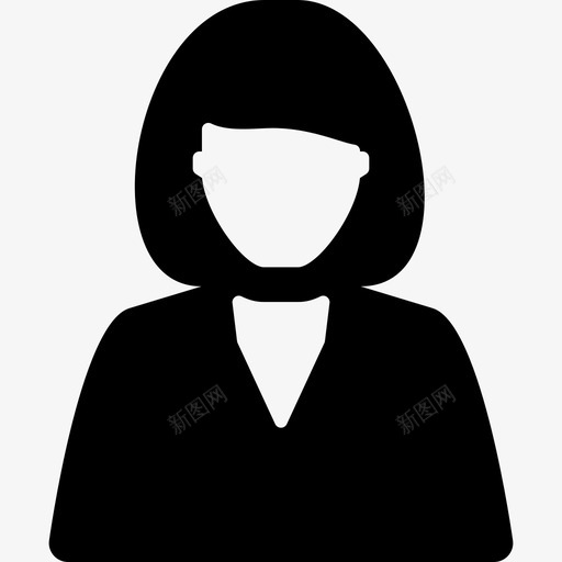 女性用户管理人管理象形图图标svg_新图网 https://ixintu.com 人 女性用户管理 管理象形图
