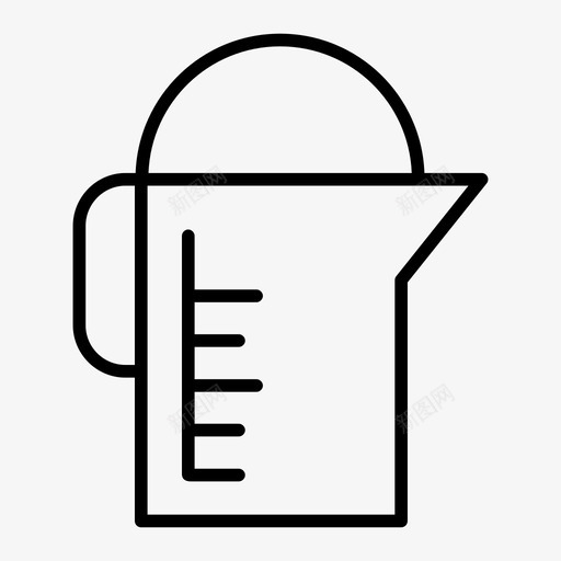 电水壶厨房茶壶图标svg_新图网 https://ixintu.com 厨房 电水壶 茶壶