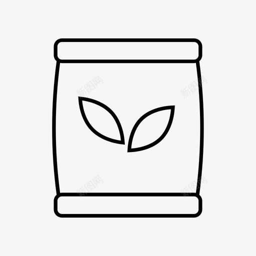 肥料植物种子图标svg_新图网 https://ixintu.com 植物 种子 肥料