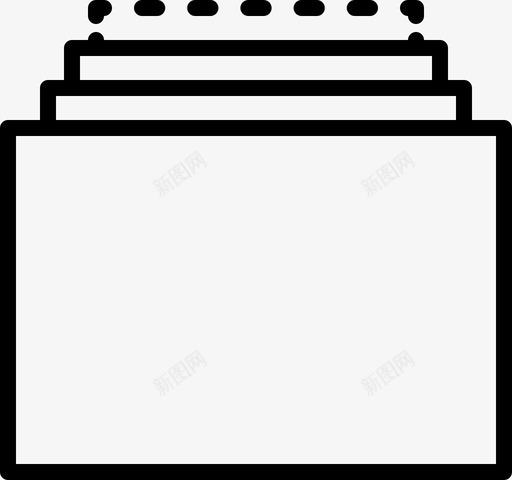 底层数据层图标svg_新图网 https://ixintu.com 层 底层 数据 果冻轮廓层第1卷 栈 表