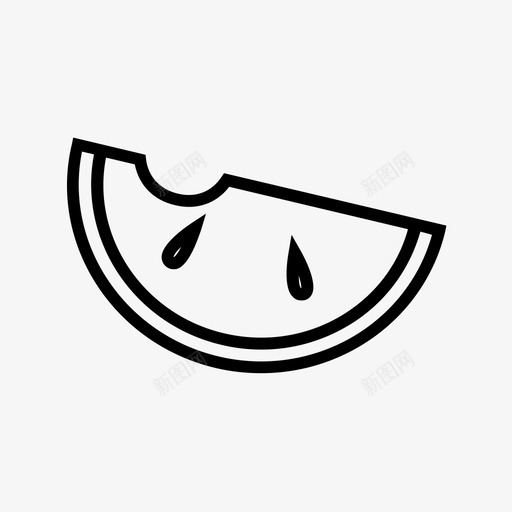 西瓜减肥食物图标svg_新图网 https://ixintu.com 减肥 切片 夏季水果 水果 西瓜 食物 食物收集2