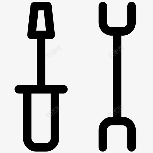 维修螺丝刀工具图标svg_新图网 https://ixintu.com 企业营销概要 工具 扳手 维修 螺丝刀