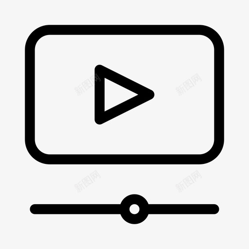 视频播放器电影媒体硬件ios优化图标svg_新图网 https://ixintu.com 媒体硬件ios优化 电影 视频播放器
