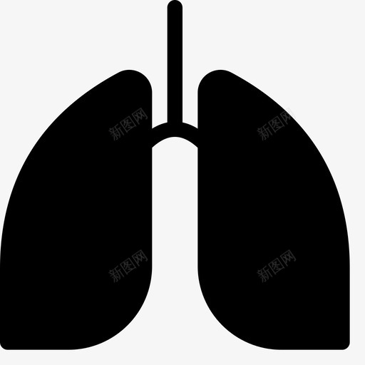 肺消化健康图标svg_新图网 https://ixintu.com 健康 医学 器官 消化 肠胃 肺 胃
