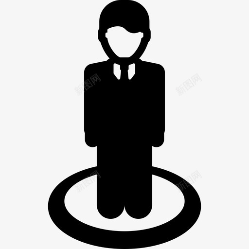 用户固定人员管理象形图图标svg_新图网 https://ixintu.com 人员 用户固定 管理象形图