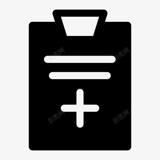 医疗报告临床报告剪贴板图标svg_新图网 https://ixintu.com 临床报告 剪贴板 医疗报告