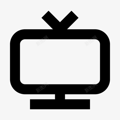 显示器媒体硬件材料图标svg_新图网 https://ixintu.com 媒体硬件材料图标 显示器