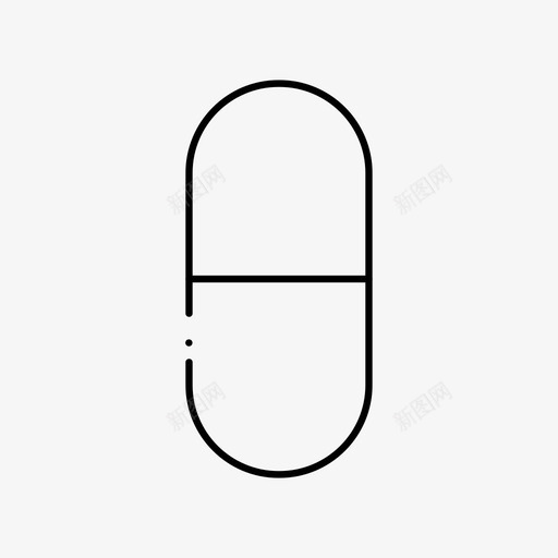 胶囊药物药房图标svg_新图网 https://ixintu.com 处方 胶囊 药丸 药房 药物